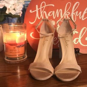 Lulus Natural Taylor Suede Heels